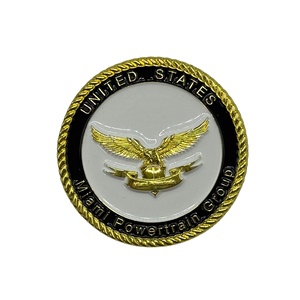 Alta calidad por encargo 3D aleación de zinc latón moneda Metal grabado oro plata Metal recuerdo monedas desafío monedas - Product Image 1