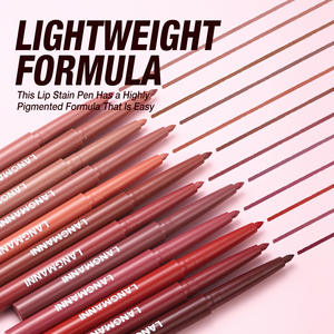 2025 Новое поступление, веганский матовый Водостойкий карандаш для губ с логотипом на заказ, кремовый карандаш для губ, карандаш Maquillaje Para Mujer - Product Image 4