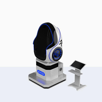 Fauteuil VR 9D à faible investissement, cinéma à siège unique, mouvement dynamique, réalité virtuelle, fauteuil œuf 9D