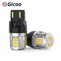Bombilla LED GICOO P21W BA15S 9W 1000LM IP67 Impermeable 6000K, Lámpara de Señalización para Automóvil 12V, Reequipamiento/Actualización