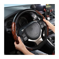 Housse de volant de voiture universelle en cuir de différentes couleurs sur mesure
