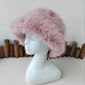 2024 가을과 겨울 새로운 맞춤형 디자인 따뜻한 어부 모자 단색 니트 모자 유행 하이 엔드 밍크 머리 차가운 모자