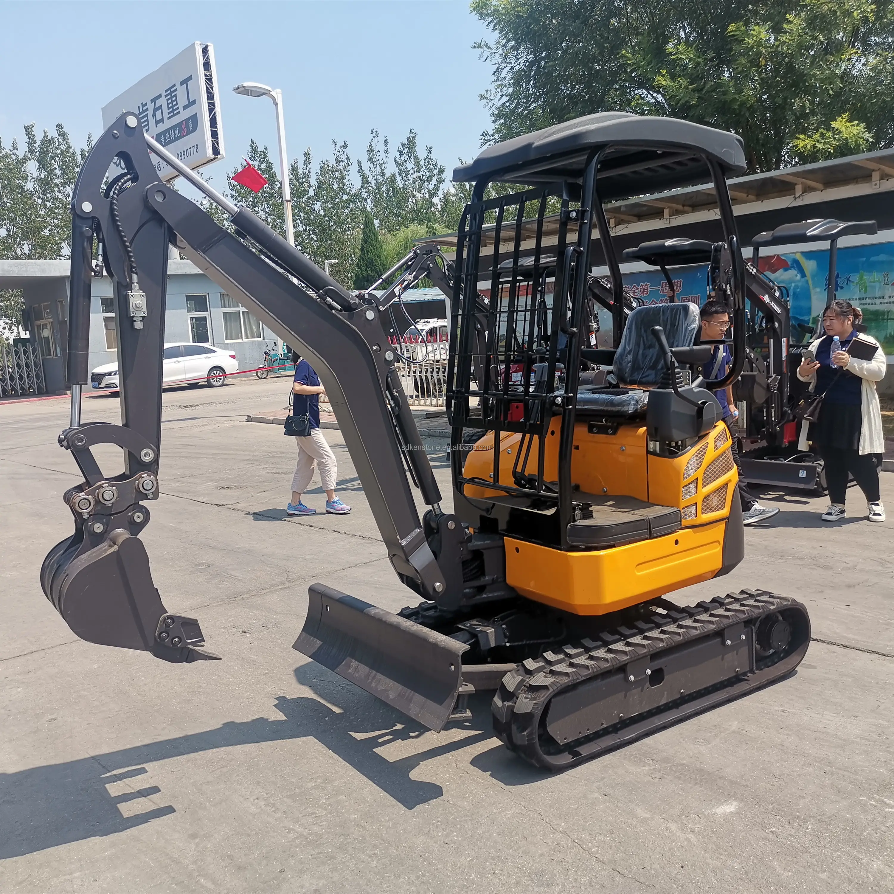 Mini-pelle de 2 tonnes, nouvelle marque originale célèbre Rhinoceros XN20 Shandong Micro-pelle chine Mini-pelle de terre 2023