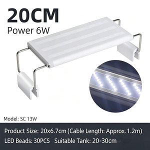 ไฟ LED ประหยัดพลังงานสำหรับตู้ปลา - โคมไฟหนีบสำหรับเต่าอาบแดด - Product Image 3