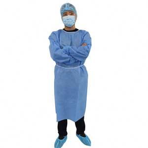 工厂手术服批发 5型6型 CE一次性加固隔离服 3级 LOGO包装定制 - Product Image 1