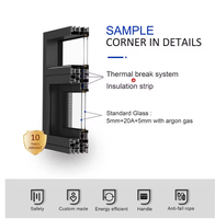 Proveedor de Ventanas Premium VOBO, Ventanas Corredizas de Aluminio con Triple Vidrio Templado Low-E Personalizado de VOBO