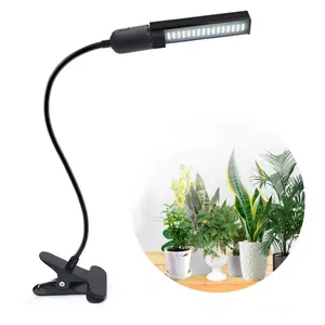 E27 คลิปบน LED เติบโตแสงสวนพืชในร่มหลอดไฟปลูกพืช