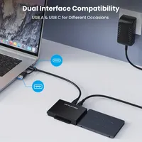 Lector de disco duro USB 3,0 a adaptador IDE SATA, conector de 2 y 1, kit convertidor de recuperación Ultra