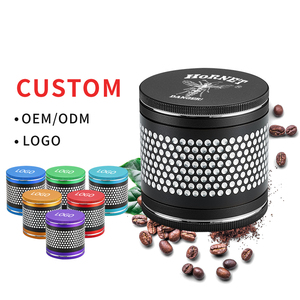 Custom 4 Layer Metal <b>Herb</b> <b>Grinder</b> 63mm Round Aluminum Alloy Shatter Mill Magnetic Smoking Accessory - Product Image 1