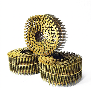 Clavos de bobina de acero Premium Best Seller con anillo/vástago de tornillo cabeza redonda estilo galvanizado para la construcción de techos de Vietnam - Product Image 1