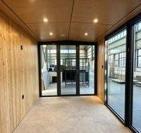 Bâtiments de jardin, maison préfabriquée, maison modulaire, façade personnalisable, faible coût de transport, plan de l'étage personnalisé pour bureau de jardin, maison