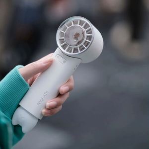 Ventilateur électrique portable silencieux pour la maison et l'extérieur, rechargeable, petit, avec lumière ambiante - Product Image 2