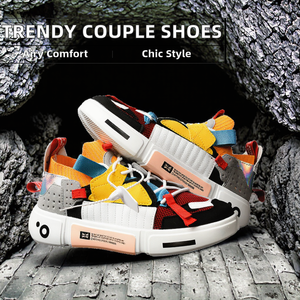 Chaussures de skate et de course élégantes et personnalisées, respirantes, tendance, pour couple, avec doublure en mesh pour la marche - Product Image 2