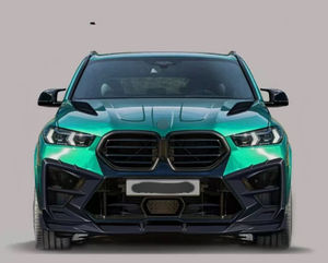 Kit de cuerpo de fibra de carbono seco estilo <span class=keywords><strong>Aulen</strong></span> para BMW X5m F95 falda de labio delantero difusor trasero Spoiler Hood rueda ceja cuerpo Kit - Product Image 6