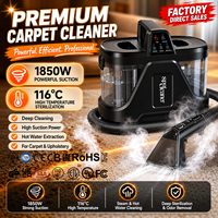 2026 CE CB Aspirateur vapeur domestique à chauffage rapide pour nettoyage humide et sec, nettoyeur de taches pour canapé, tapis, drap, matelas, fentes de voiture