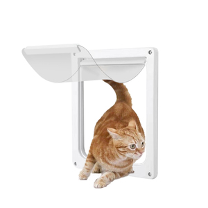 Porte pour chien et chat isolée pour conditions météorologiques extrêmes avec cadre en plastique économe en énergie pour les petits animaux à usage extérieur - Product Image 5