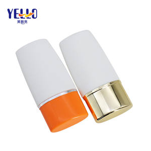 Vente en gros Emballage de protection solaire vide en plastique personnalisé 50ml Mini bouteille de lotion solaire solaire HDPE avec bouchon doré - Product Image 6