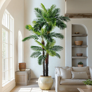 Palmera de Coco Artificial para Decoración de Mesa, Uso Interior/Exterior, Ecológica y Duradera para Bodas - Product Image 1