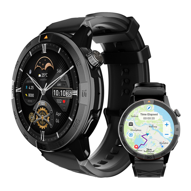 AGM Watch W1 Pro GPS Offline Map Compass AMOLED 5ATM IP68 Waterproof 100+ Sports Modes Golf Swimming Unisex Smart Watch 2025