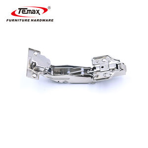 Charnière de porte de meuble <span class=keywords><strong>TEMA</strong></span> HBDJ125 à réglage 3D, épaisse, hydraulique, nickelée, à fermeture douce - Product Image 3