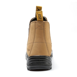 Bottes <span class=keywords><strong>de</strong></span> sécurité pour hommes à embout plastique, style Chelsea, marron, haute qualité, en stock, chaussures <span class=keywords><strong>de</strong></span> <span class=keywords><strong>travail</strong></span> personnalisées, hiver, antistatiques - Product Image 4