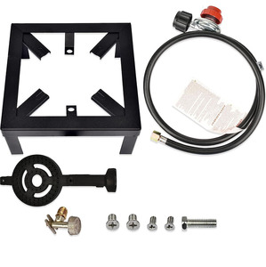 Réchaud à <span class=keywords><strong>gaz</strong></span> portable de camping en <span class=keywords><strong>fonte</strong></span>, robuste et durable, avec interfaces pour grands réservoirs de <span class=keywords><strong>gaz</strong></span> américains – Vente chaude - Product Image 2