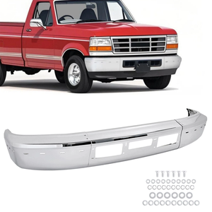 Parachoques Delantero Cromado para Ford F-Super Duty F-150 <span class=keywords><strong>Bronco</strong></span> 1992-1997 # F3TZ17757AB - Product Image 1