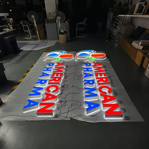Segnaletica di Logo della farmacia con illuminazione frontale e retroilluminata per interni esterni a <span class=keywords><strong>LED</strong></span> personalizzata