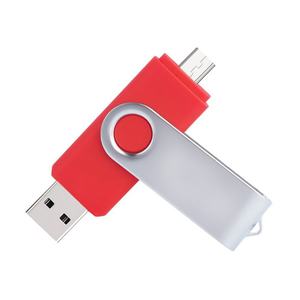 Memoria USB 2 en 1 de Alta Velocidad, Giratoria, Metálica, OTG, Personalizable, 1/2/4/8/16/32/64GB, Doble Uso - Product Image 2