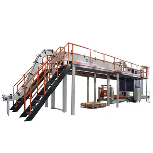 Auto Hoge Frame Duwen En Lifting Palletizer Voor Blikje Verpakking