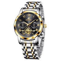 Montre en moissanite pour homme, montre chronographe à quartz, lumineuse, mode, luxe, décontractée, en acier inoxydable, étanche, montre de sport
