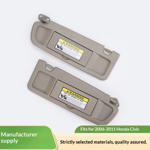 <span class=keywords><strong>Pare</strong></span>-<span class=keywords><strong>soleil</strong></span> gris chaud côté droit Civic 83280-SNA-01ZC 83230-SNA-A01ZC OLIVER avec <span class=keywords><strong>ventouse</strong></span> – Avertissement : AIRBAG - Product Image 3