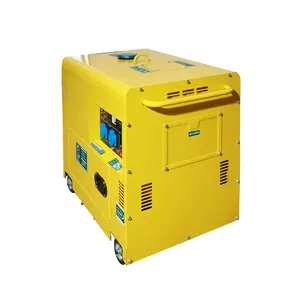 Petit générateur diesel Genset domestique 7kVA Type silencieux pour un usage domestique