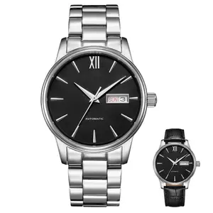 KOSTENLOSE MUSTER Herren uhren set Automatische mechanische Uhren Maschine Luxusmarke Wasserdichte Uhr