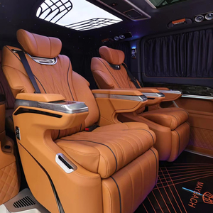 ชุดเบาะนั่งในรถยนต์หนังหรูหรา <span class=keywords><strong>VIP</strong></span> อุปกรณ์ตกแต่งภายในสำหรับ HIACE Coaster Sprinter Vito V250คลาส - Product Image 6