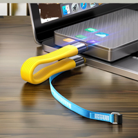 40Gbps Transferencia de datos 8K 60Hz Pantalla de video USB 4 Cable Llavero portátil 240W Carga USB C Cable para iPhone 16 15 Pro Max iPad