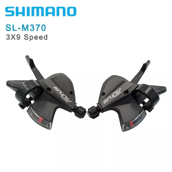 Shimano ألتوس M370/M4000 3x 9/3/9 سرعة شيفتر الزناد مجموعة SL-M370 W/الداخلية كابل شيفتر اليسار واليمين الدراجة الجبلية MTB Deraille