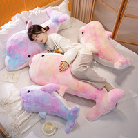 Songshan Toys Zee Dieren Knuffeldier Slaapkussen Knuffelpop Superzacht Pluche Kleurrijk Dolfijn Walvis Pluche Speelgoed Kinderen