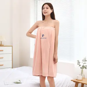 stock qingyuan spa wrap towel 2023 hot selling golden supplier towel wrap dress towel wrap