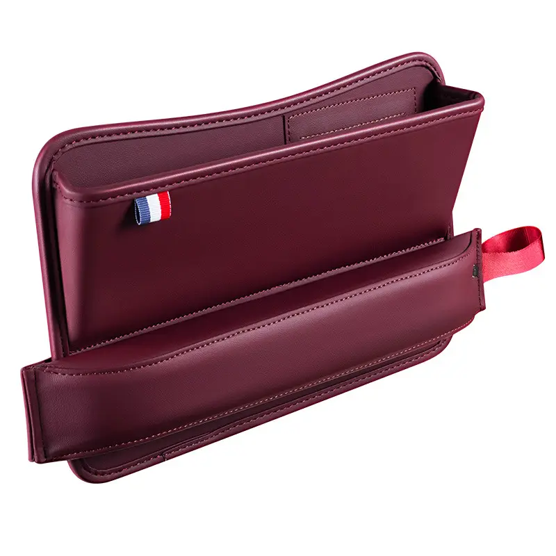New arrival leather multifunctional creative car seat side gap filler organizer