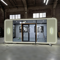 Casa Cápsula Apple con Certificación CE, Utilizada en Alojamientos Turísticos, Aislamiento Acústico, Anticorrosión, Módulo de Vivienda Prefabricado