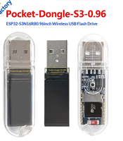Carte de développement EZON ESP32-S3 partiellement équipée, Pocket-Dongle-S3 avec écran LCD de 0,96 pouce, N16R8 sans fil