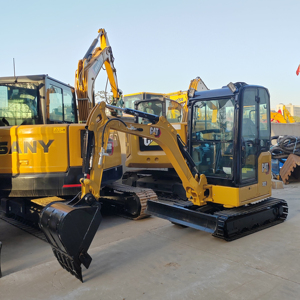 Mini-excavatrice d'occasion de marque CAT, modèle CAT302, pour la construction, en bon état, petite pelle - Product Image 1