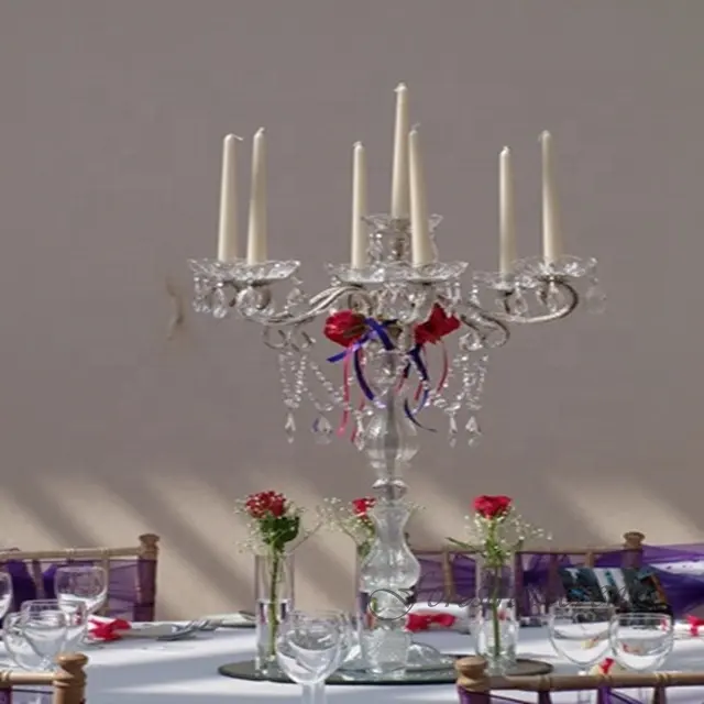 ของตกแต่งโต๊ะแต่งงานแบบอินเดีย,เชิงเทียนแบบเก๋ไก๋เชิงเทียนชาเทวดาที่วางเทียนโคมระย้าสำหรับโต๊ะแต่งงาน