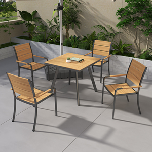 Fulin, venta al por mayor, blanco, tres piezas, comercial, al aire libre, Barra Grande, mesa de comedor, Isla Whicker, juego de sillas de jardín, ratán - Product Image 3