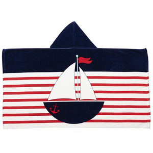 Telo da bagno a scialle in cotone per bambini - Product Image 4
