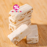 Vente en gros Bonbons nougat à l'arachide Bonbons emballage individuel en-cas chinois personnalisés Bonbons mous à mâcher au lait d'arachide