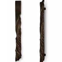 Poignées de tirage robustes pour portes vitrées doubles de luxe 600/800/1200/1500/1800mm, quincaillerie commerciale pour entrées et vitrines