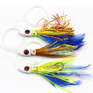 Selco Schleppangeln Kepala Jig Ulo Trolling esca da pesca attrezzatura traina polpo metallo esca Jig Lure - Product Image 6