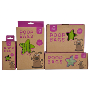 Bolsas Compostables para Desechos de Perros con Diseño de Dibujos Animados y Aroma a Lavanda, con Dispensador, Soluciones de Marca para Mascotas OEM ODM - Product Image 1